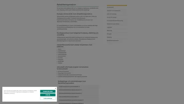 Rehabiliteringsmedicinska Universitetskliniken, Danderyds sjukhus