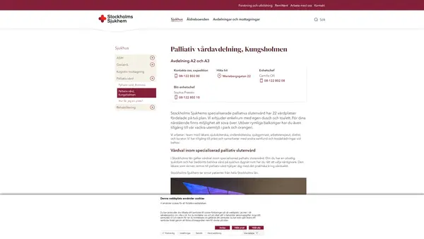 SPSV, Slutenvård, Stiftelsen Stockholms Sjukhem