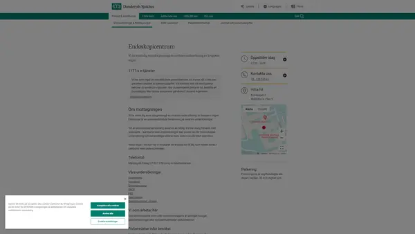 Endoskopicentrum, Danderyds sjukhus