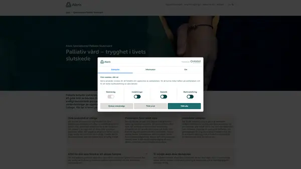 Aleris Palliativa avdelningen Handen, Aleris ASIH/SPSV