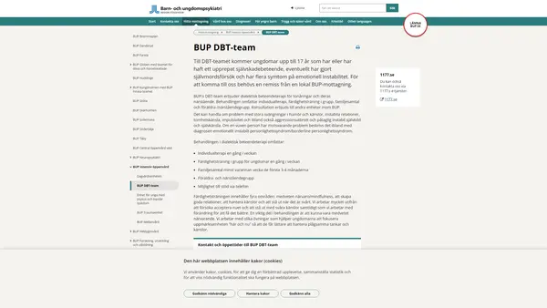 BUP DBT-team