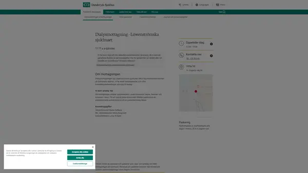 Dialysmottagning Löwenströmska, Danderyds sjukhus