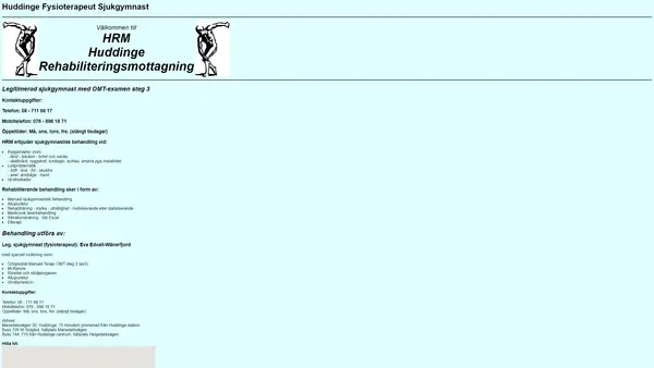 Huddinge Rehabmottagning - Eva Edvall Wänerfjord