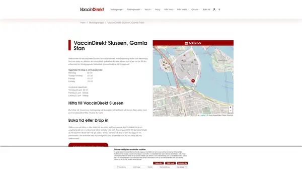 VaccinDirekt Slussen, Gamla stan