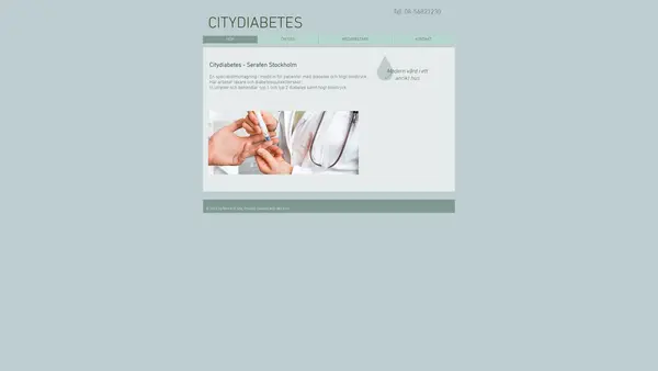 Citydiabetes - Bengt-Olov Tengmark, Norrmalm