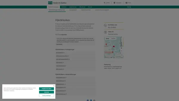 Hjärtkliniken, Danderyds sjukhus