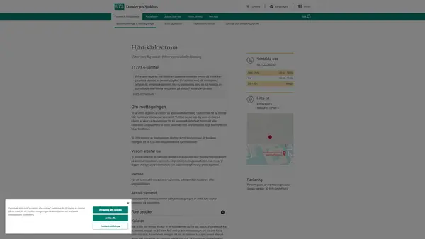 Hjärt-kärlcentrum, Danderyds sjukhus