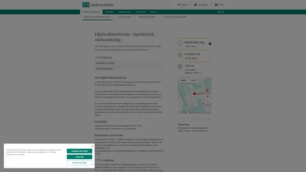 Vårdavdelning 97 Hjärtsvikt, Danderyds sjukhus