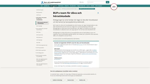 BUP Team för döva och hörselskadade