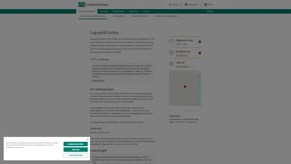 Logopedmottagning Lidingö, Danderyds sjukhus