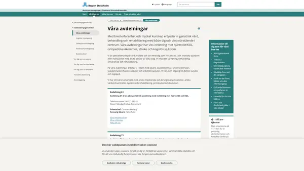 Avdelning 72 Sabbatsbergsgeriatriken