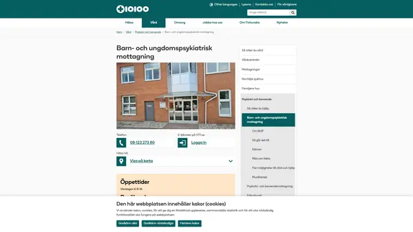 Barn- och ungdomspsykiatrisk mottagning, Norrtälje Tiohundra