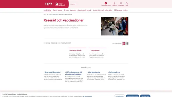 Resemedicinska vaccinationsmottagningen, Visby lasarett