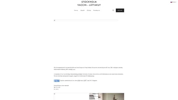 Vaccinationsmottagning Stockholm Vaccin-Lättakut, Norrmalm