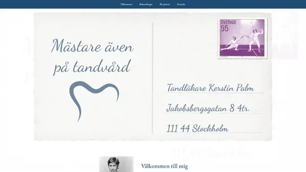 Tandläkare Kerstin Palm, Norrmalm