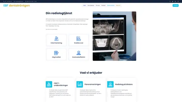 EBF dentalröntgen