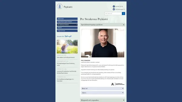 Per Stenkrona Psykiatrimottagning, Östermalm