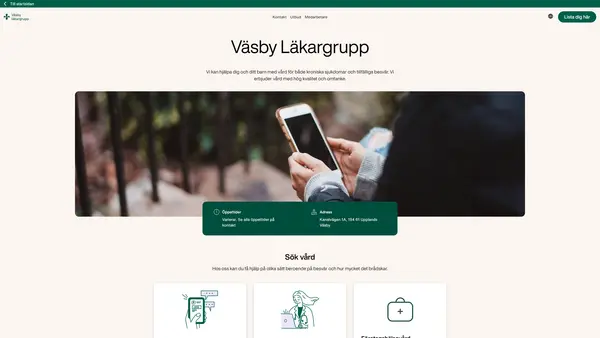 Doktor.se Väsby Läkargrupp Vårdcentral