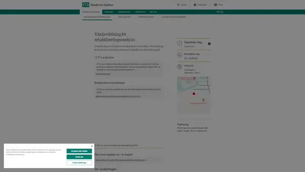 Vårdavdelning 84, Danderyds sjukhus
