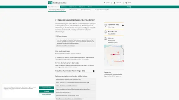 Hjärnskaderehabilitering konsultteam, Danderyds sjukhus