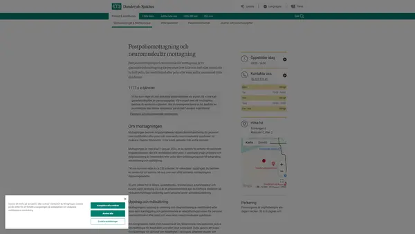 Postpolio och neuromuskulär mottagning, Danderyds sjukhus