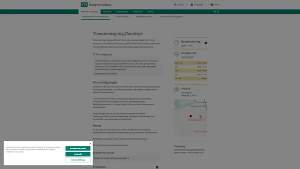 Tonusmottagning Danderyd, Danderyds sjukhus