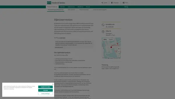 Intervention, Danderyds sjukhus