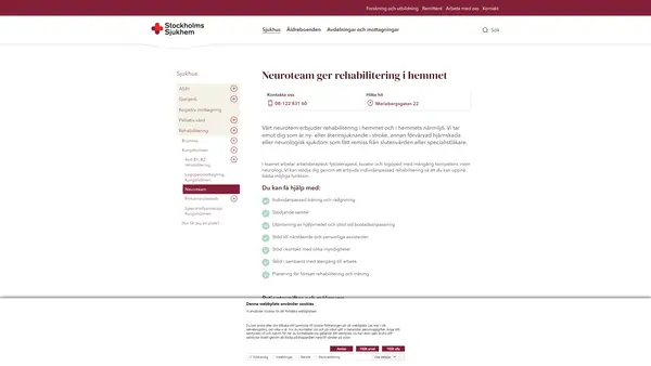 Neuroteam Kungsholmen, Stiftelsen Stockholms Sjukhem