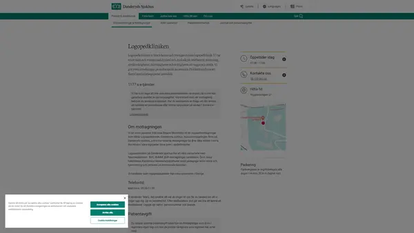 Oralmotoriskt centrum, Danderyds sjukhus