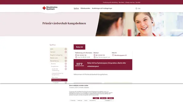 Primärvårdsrehab Kungsholmen, Stiftelsen Stockholms Sjukhem