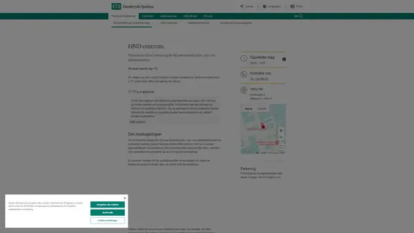 HND-centrum, Danderyds sjukhus