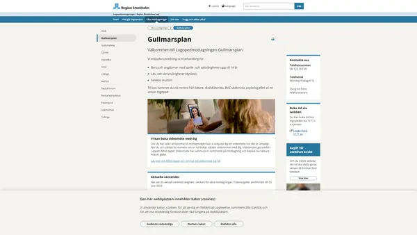 Logopedmottagningen Gullmarsplan