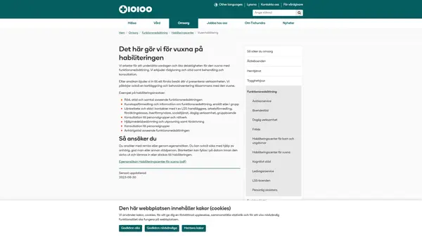 Vuxenhabilitering, Norrtälje Tiohundra
