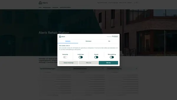 Aleris Rehab Station Intensivträn. person med rörelsenedsättn, Aleris Rehab Station Stockholm AB, Aleris Sjukvård AB