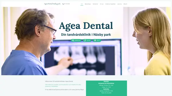 Agea Dental Näsby Park centrum, Täby