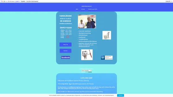 Tandläkare Andreas szekely i Kärrtorp
