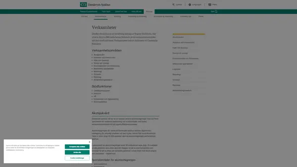 Infektion, Danderyds sjukhus