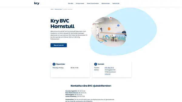 Kry BVC Hornstull
