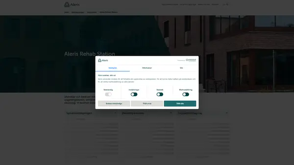 Aleris Rehab Station Specialiserad rehab efter akutsjukhus