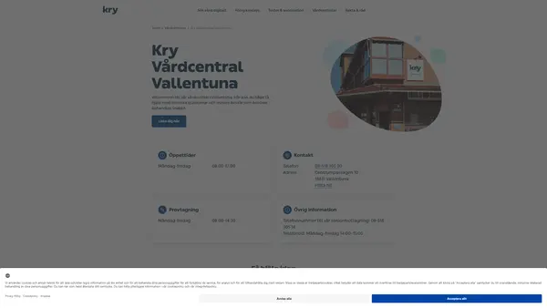 Kry Vårdcentral Vallentuna