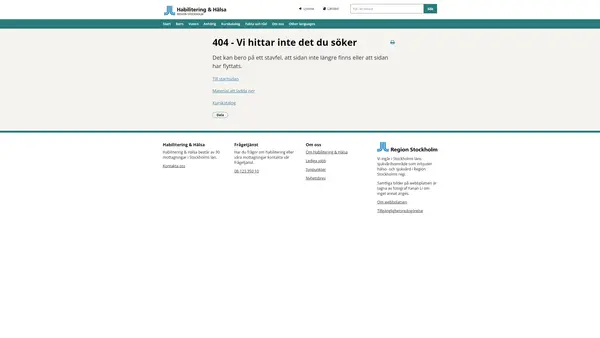 Habiliteringscenter Linde vuxna, Habilitering och Hälsa