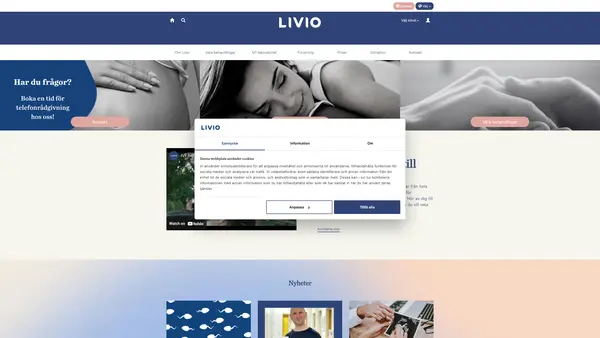 Livio Fertilitetscentrum Kungsholmen Assisterad befruktning IVF, Kungsholmen