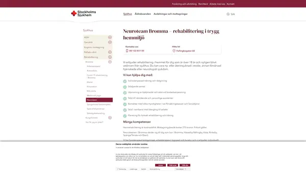 Neuroteam Bromma, Stiftelsen Stockholms Sjukhem
