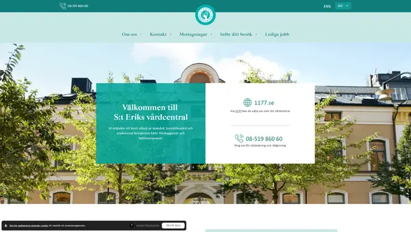 St Eriks vårdcentral psykisk hälsa barn och ungdom