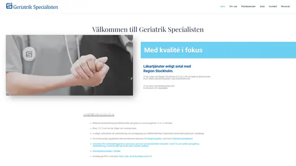 Geriatrik Specialisten STH AB