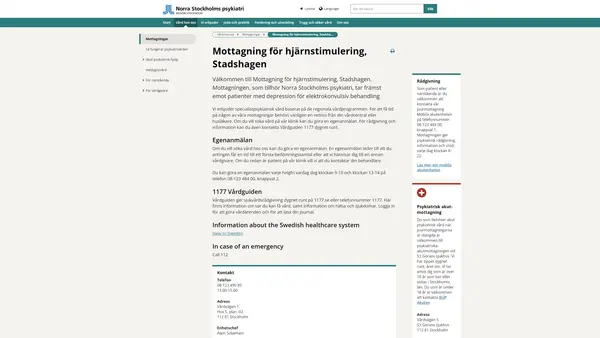 Mott för hjärnstimulering NSP