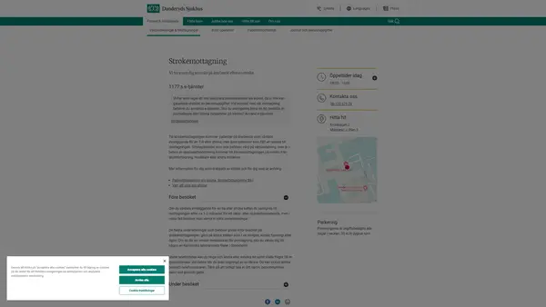 Strokemottagning, Danderyds sjukhus