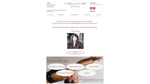 Fysioterapistudion - Martina Skoog, Hammarbysjöstad