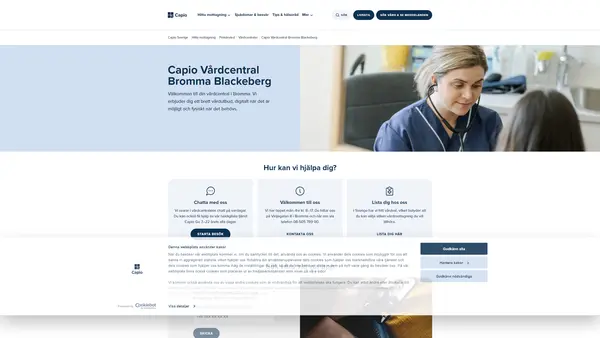 Capio Vårdcentral Blackeberg, Bromma