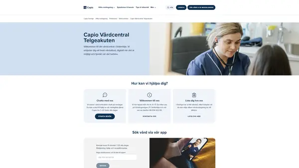 Capio Vårdcentral Telgeakuten, Södertälje